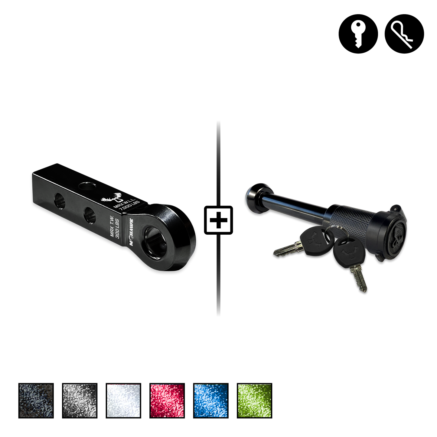 Mohawk Receiver 1.25 Hitch Pin Bundle