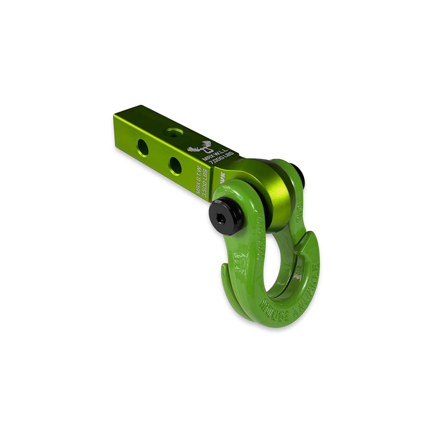 Jowl 5/8 Split Shackle & 1.25 Receiver (Bean Green and Sublime Green)