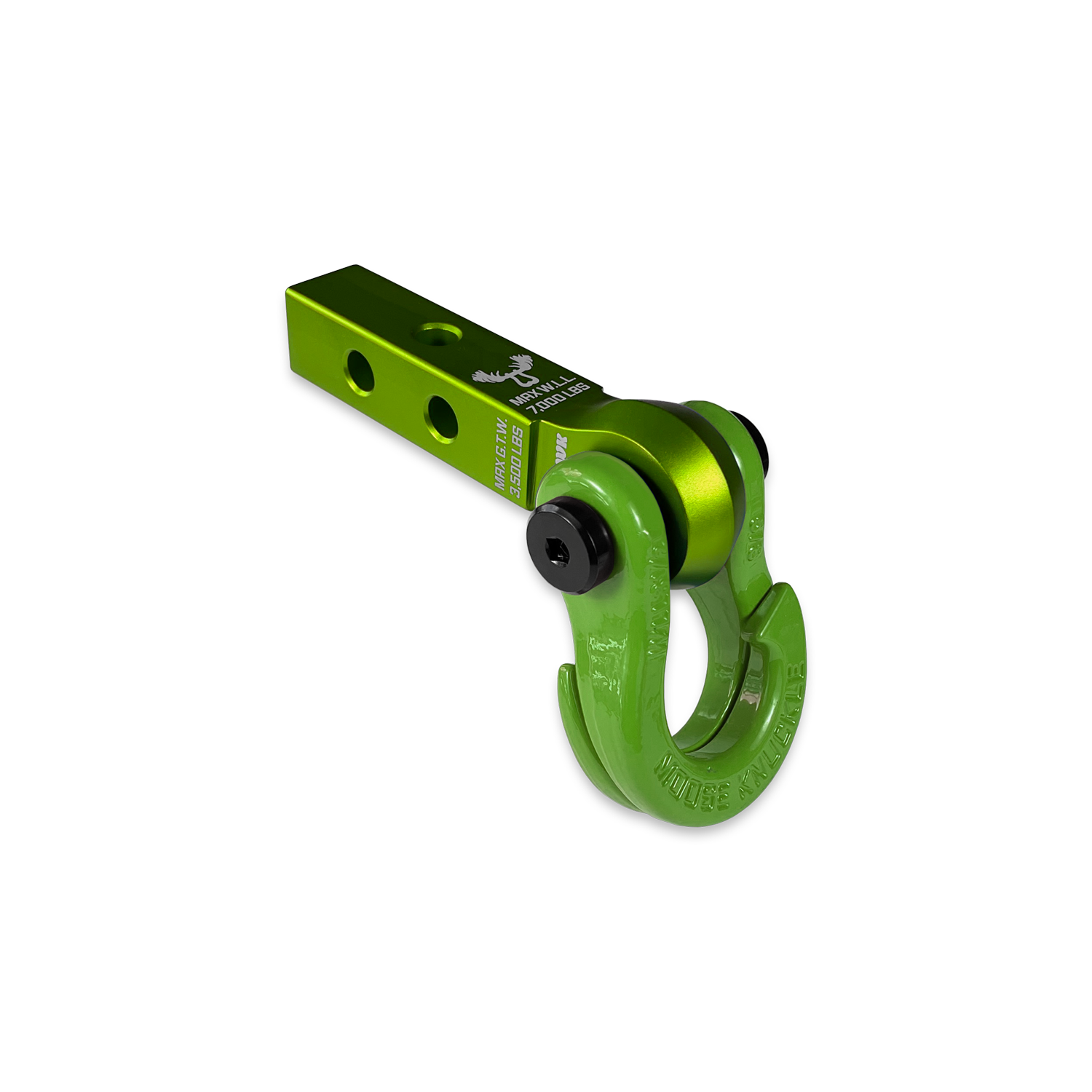 Jowl 5/8 Split Shackle & 1.25 Receiver (Bean Green and Sublime Green)