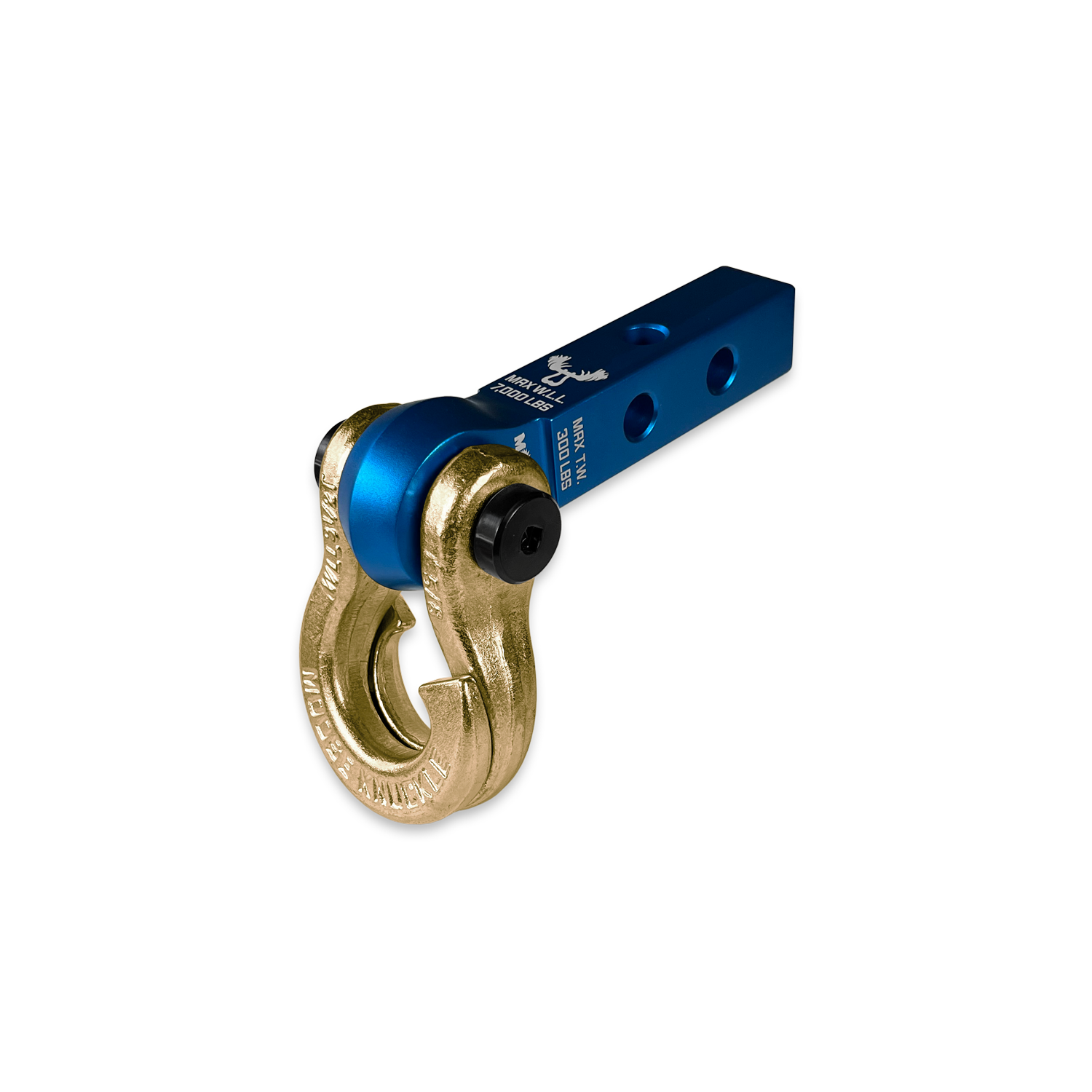 Jowl 5/8 Split Shackle & 1.25 Receiver (Blue Pill and Brass Knuckle)