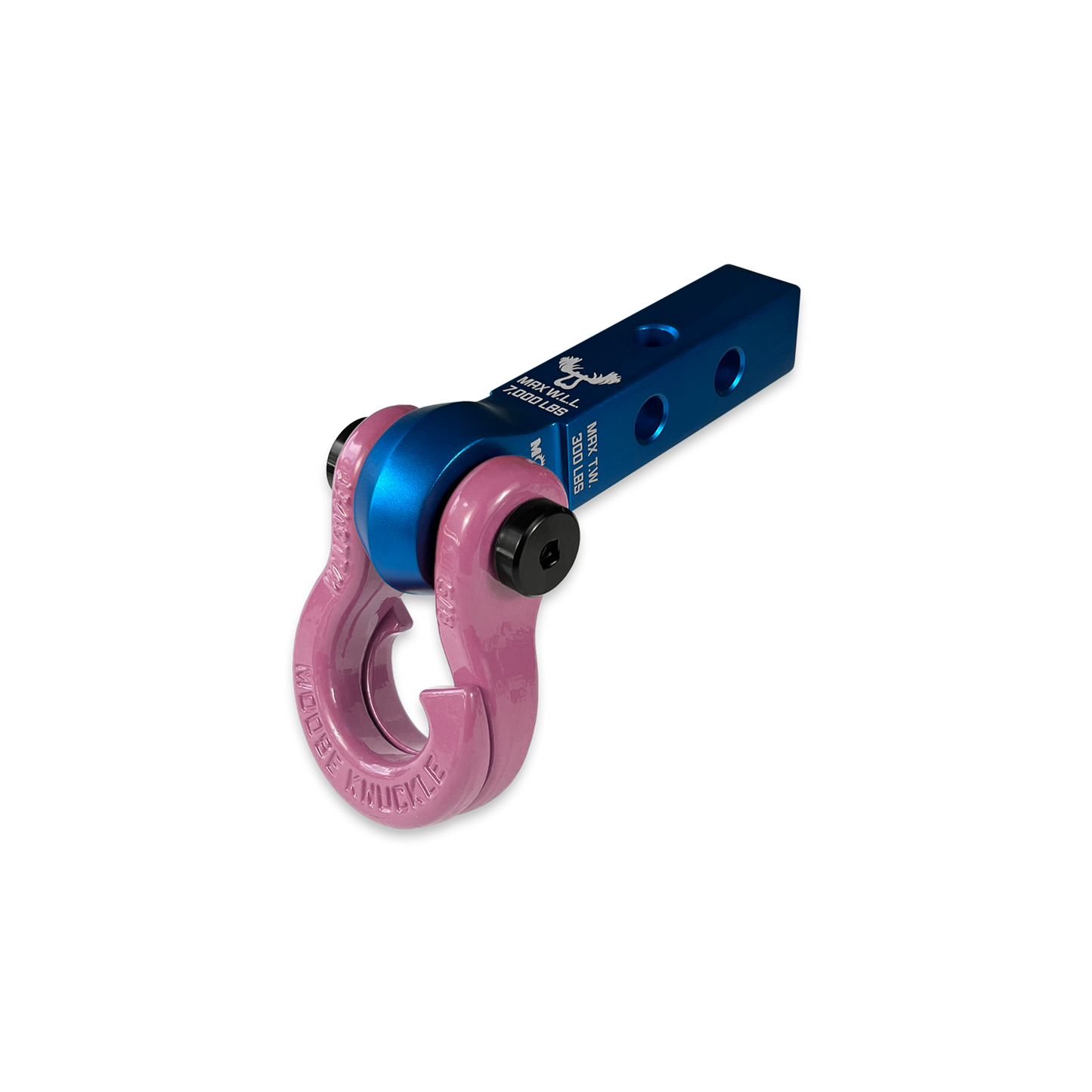 Jowl 5/8 Split Shackle & 1.25 Receiver (Blue Pill and Pretty Pink) 