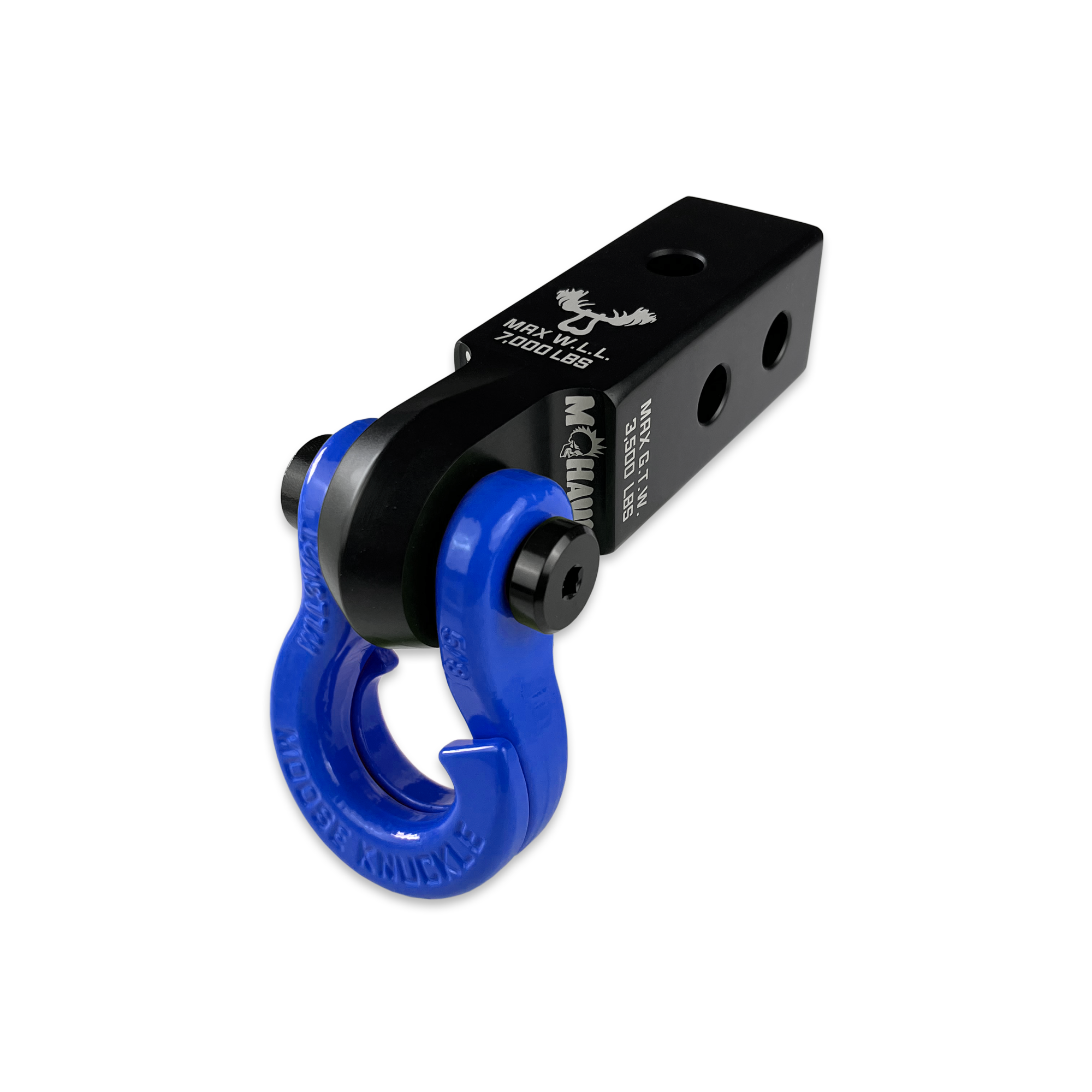 Angcosy 45,000 Lbs Break Strength Tow Hook Hitch – 2” Receiver With 5/8” Pin – Heavy Duty
