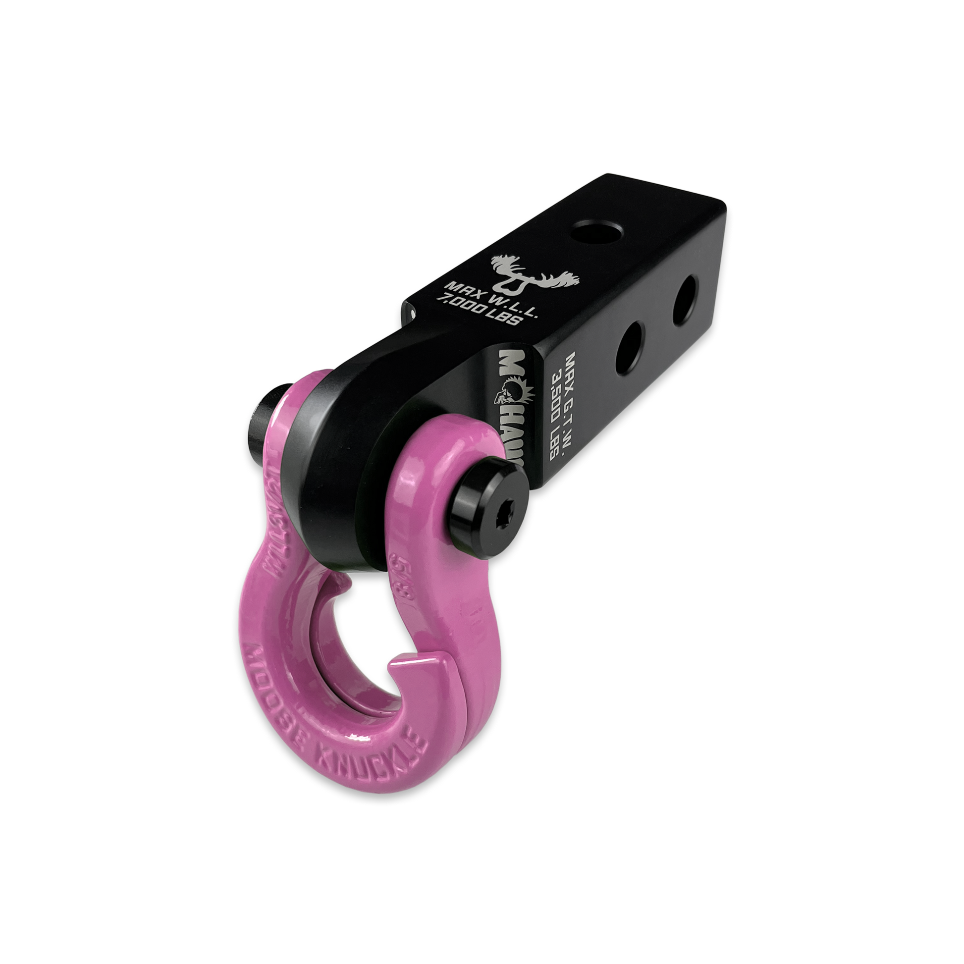 Jowl 5/8 Split Shackle & Mohawk 2.0 X 5/8 Receiver (Black Lung and Pretty Pink)