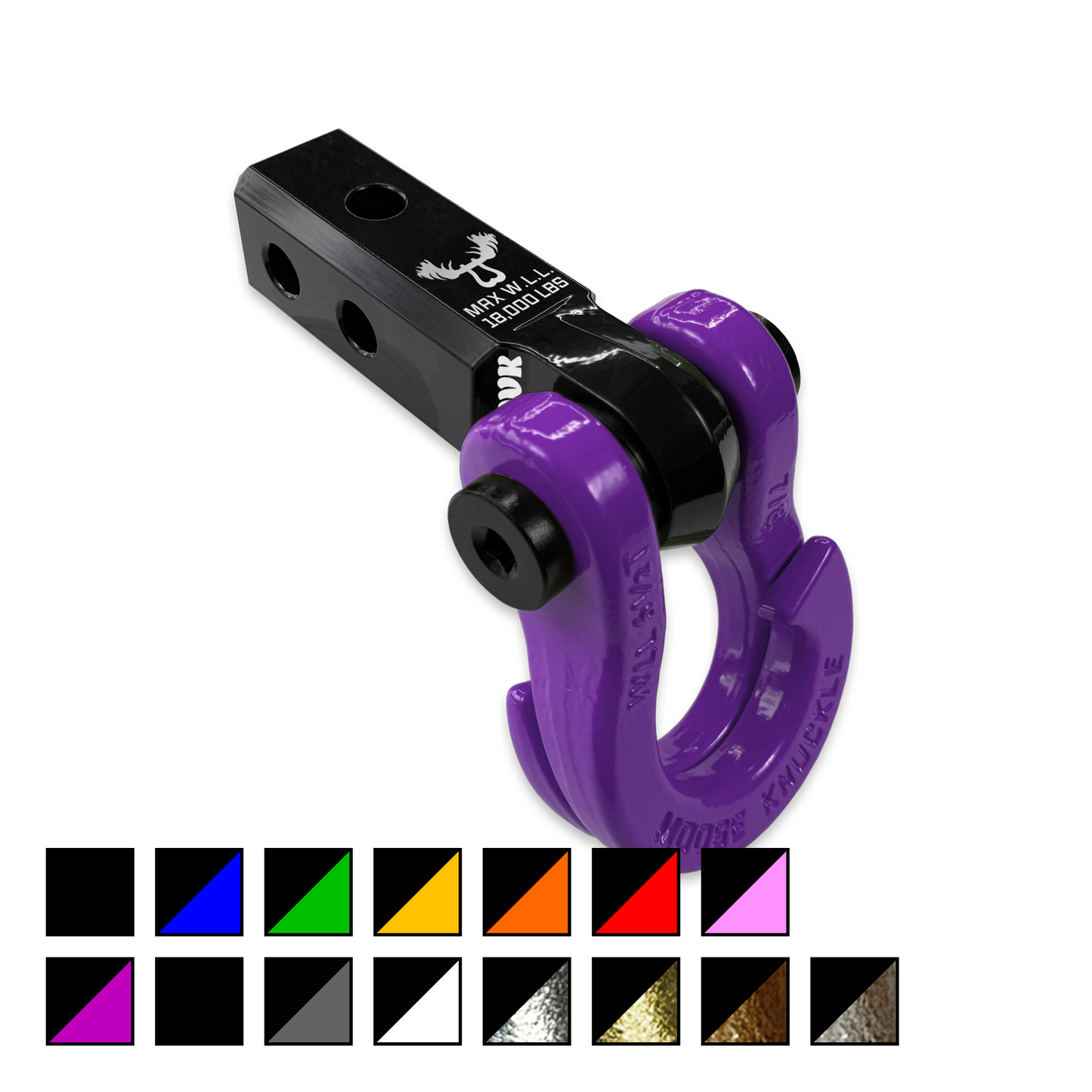 Jowl® 7/8 Split Shackle® and Mohawk 2.0 Heavy Metal Receiver Combo