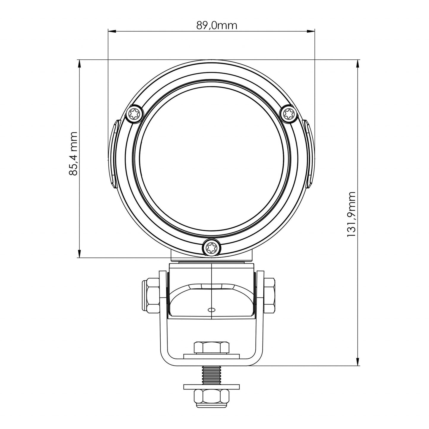 D8 Swivel Pair With Wiring Harnesses