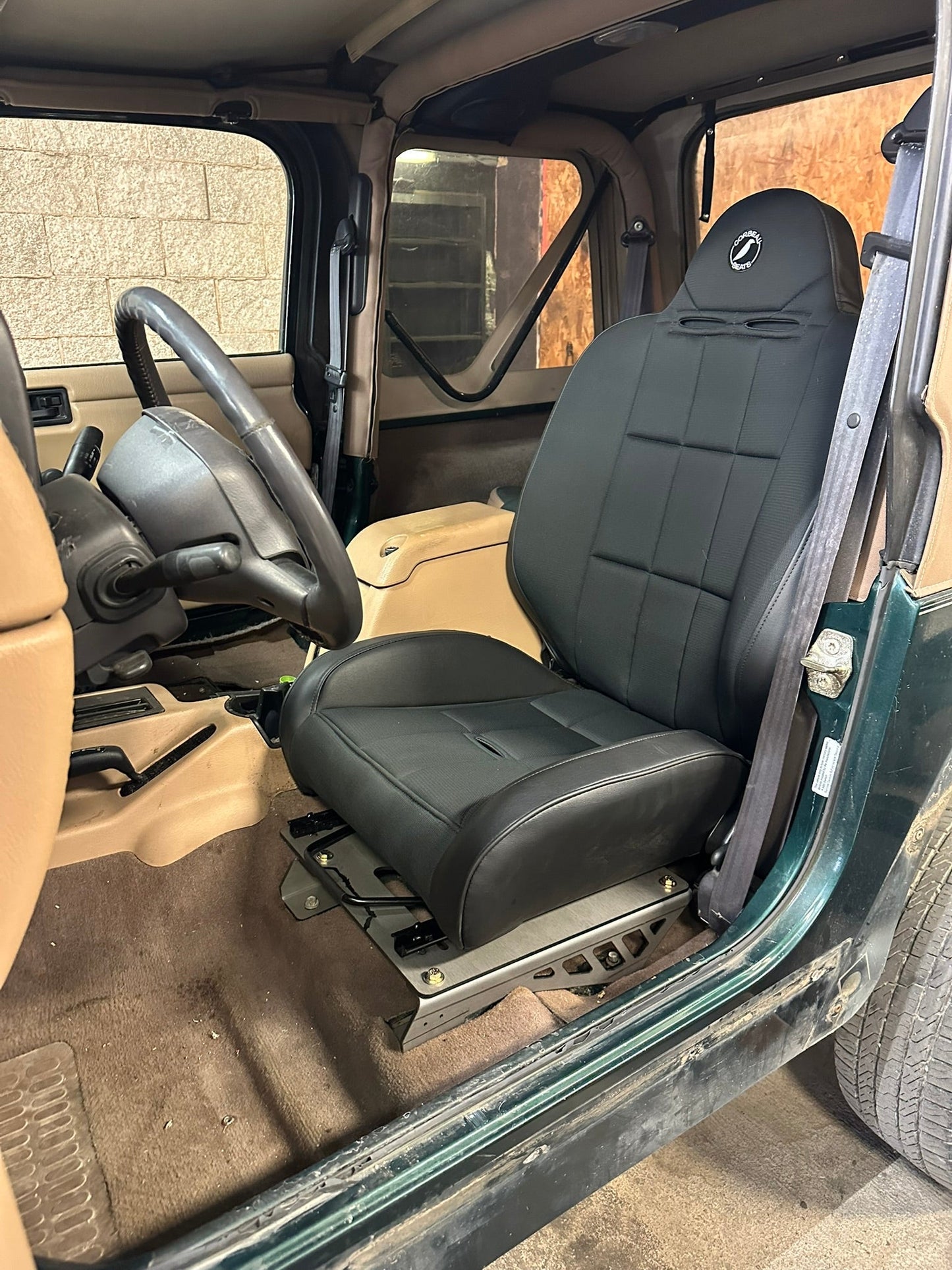 "Big and Tall" Seat Lowering Brackets for Jeep TJ Wrangler
