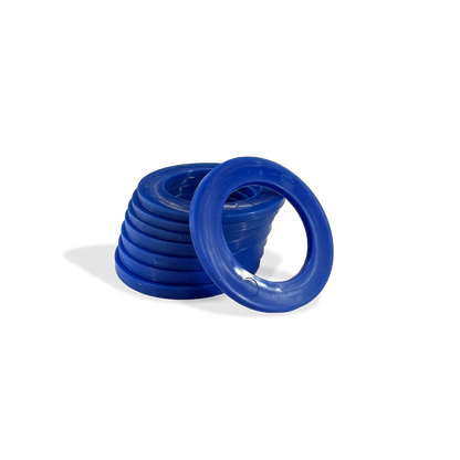 Moose Knuckle Offroad Recovery Gear | Blue Shackle Isolators for Customer Bumpers and Towing | Anti Rattle Rings