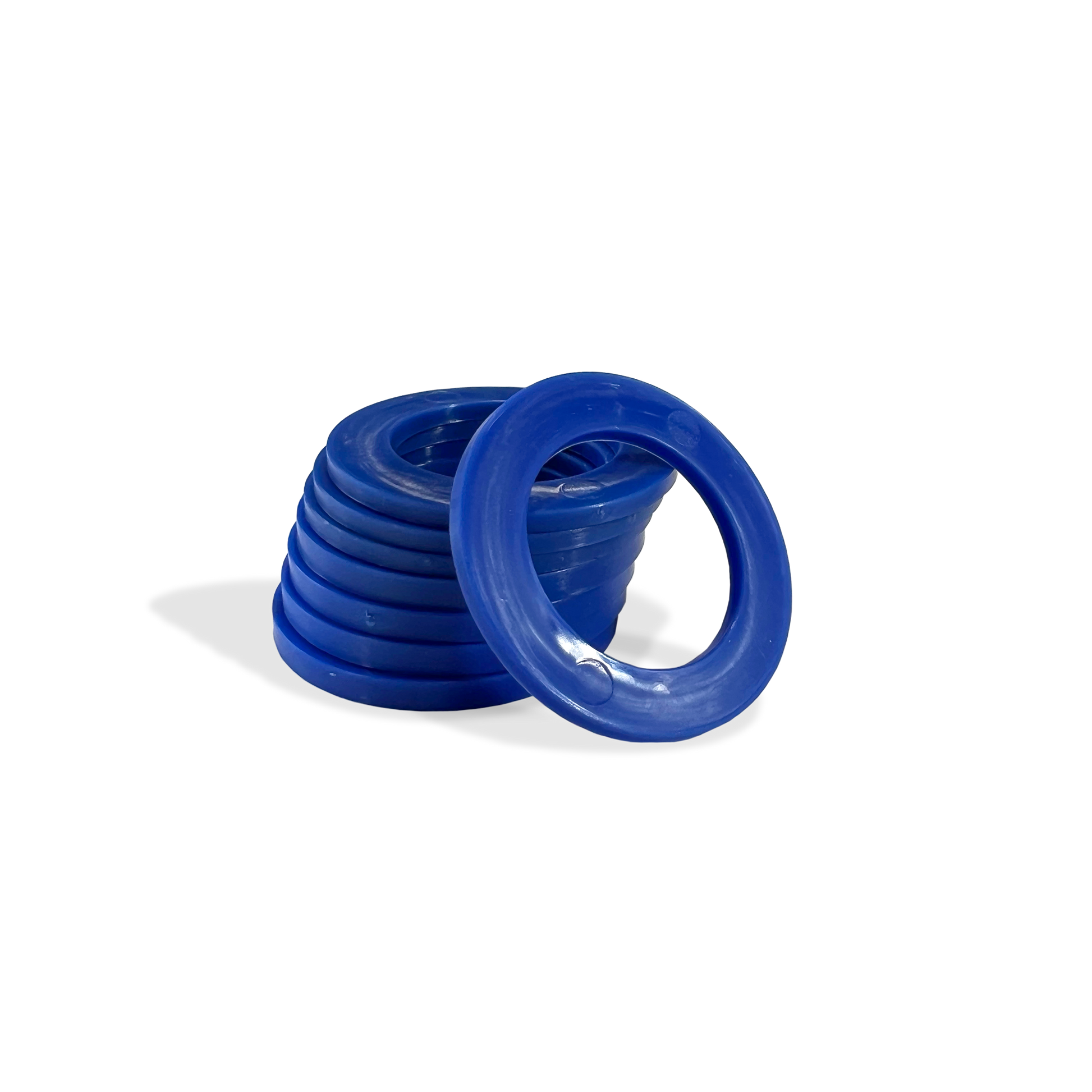 Moose Knuckle Offroad Recovery Gear | Blue Shackle Isolators for Customer Bumpers and Towing | Anti Rattle Rings
