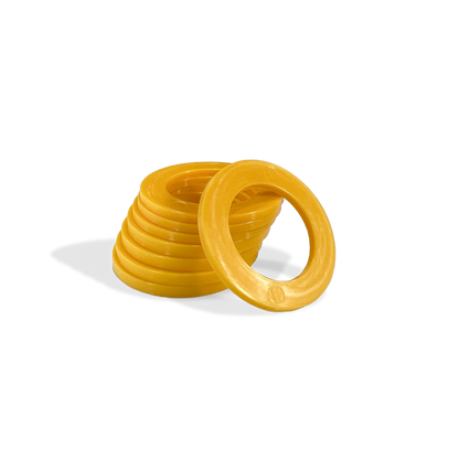 Moose Knuckle Offroad Recovery Gear | Yellow Shackle Isolators for Customer Bumpers and Towing | Anti Rattle Rings