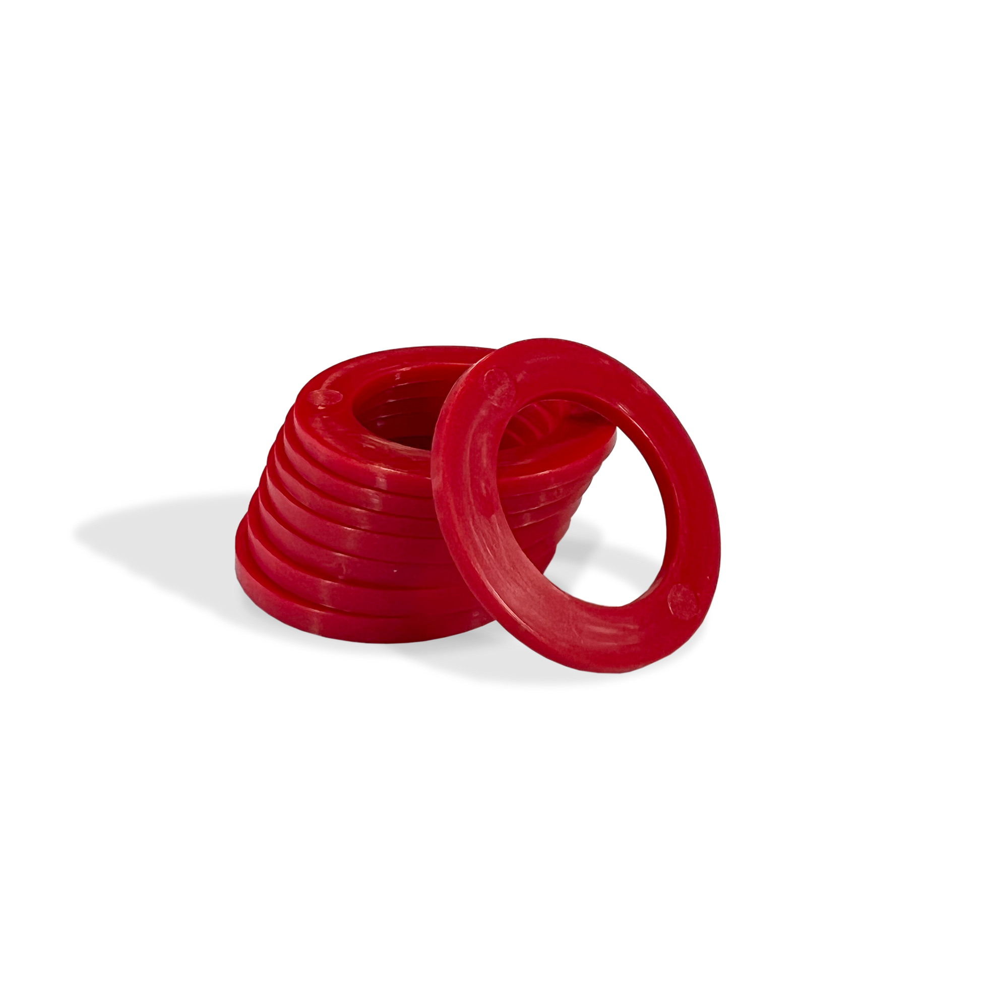 Moose Knuckle Offroad Recovery Gear | Red Shackle Isolators for Customer Bumpers and Towing | Anti Rattle Rings