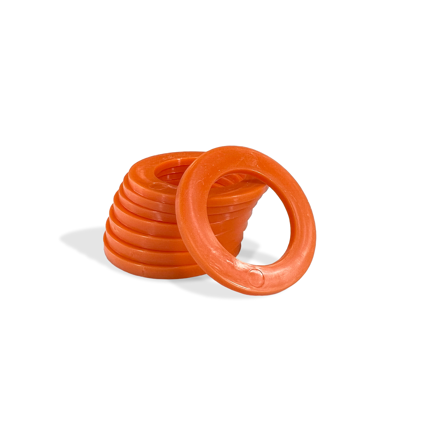 Moose Knuckle Offroad Recovery Gear | Orange Shackle Isolators for Customer Bumpers and Towing | Anti Rattle Rings