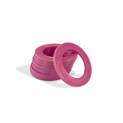 Moose Knuckle Offroad Recovery Gear | Pink Shackle Isolators for Customer Bumpers and Towing | Anti Rattle Rings