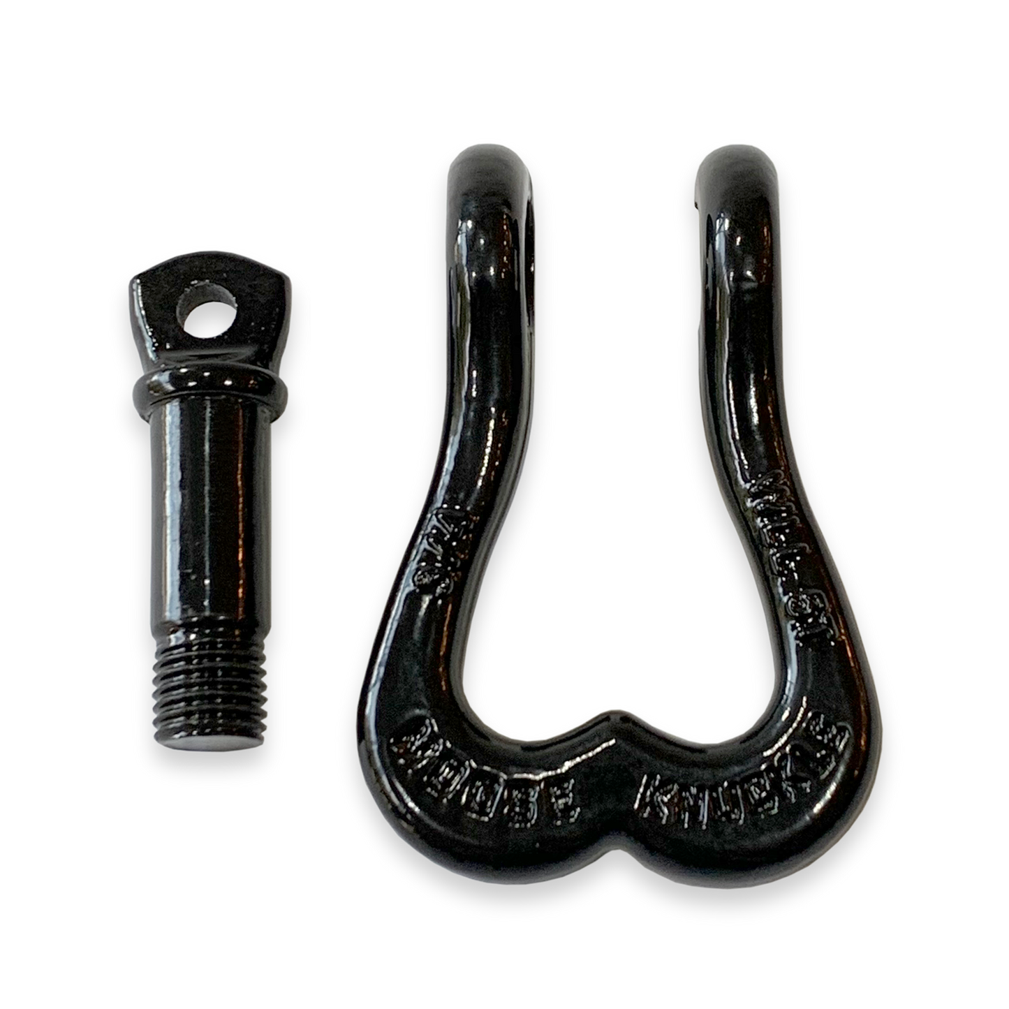 Moose Knuckle XL Black Hole Heavy Duty Extra Strong Patent Pending 3/4" Shackle for Off-Road Vehicle Recovery to Replace Bull Balls