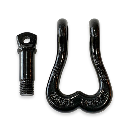 Moose Knuckle XL Black Hole Heavy Duty Extra Strong Patent Pending 3/4" Shackle for Off-Road Vehicle Recovery to Replace Bull Balls