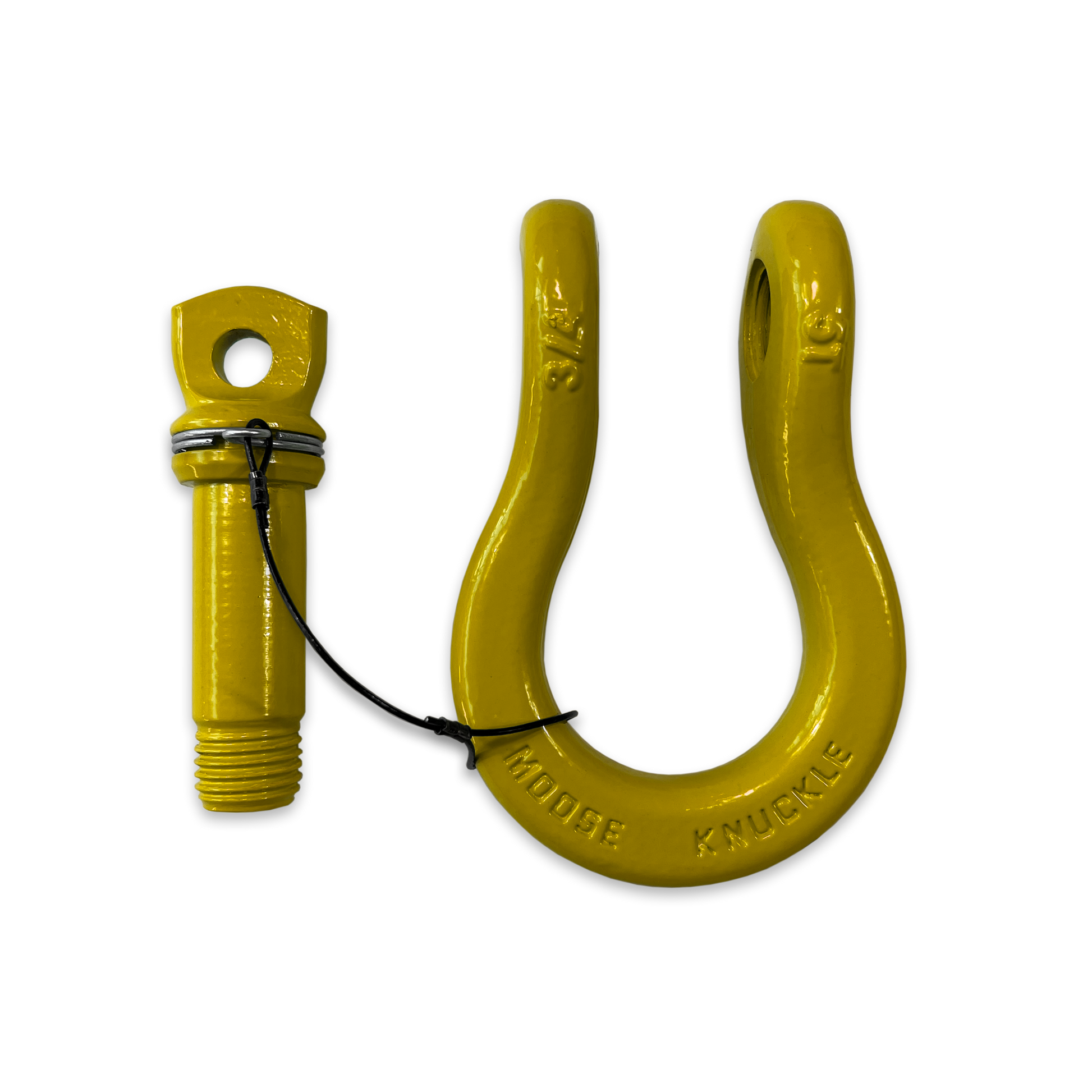 B'oh Spin Pin Shackle 3/4 (Yellow) Pin and Body