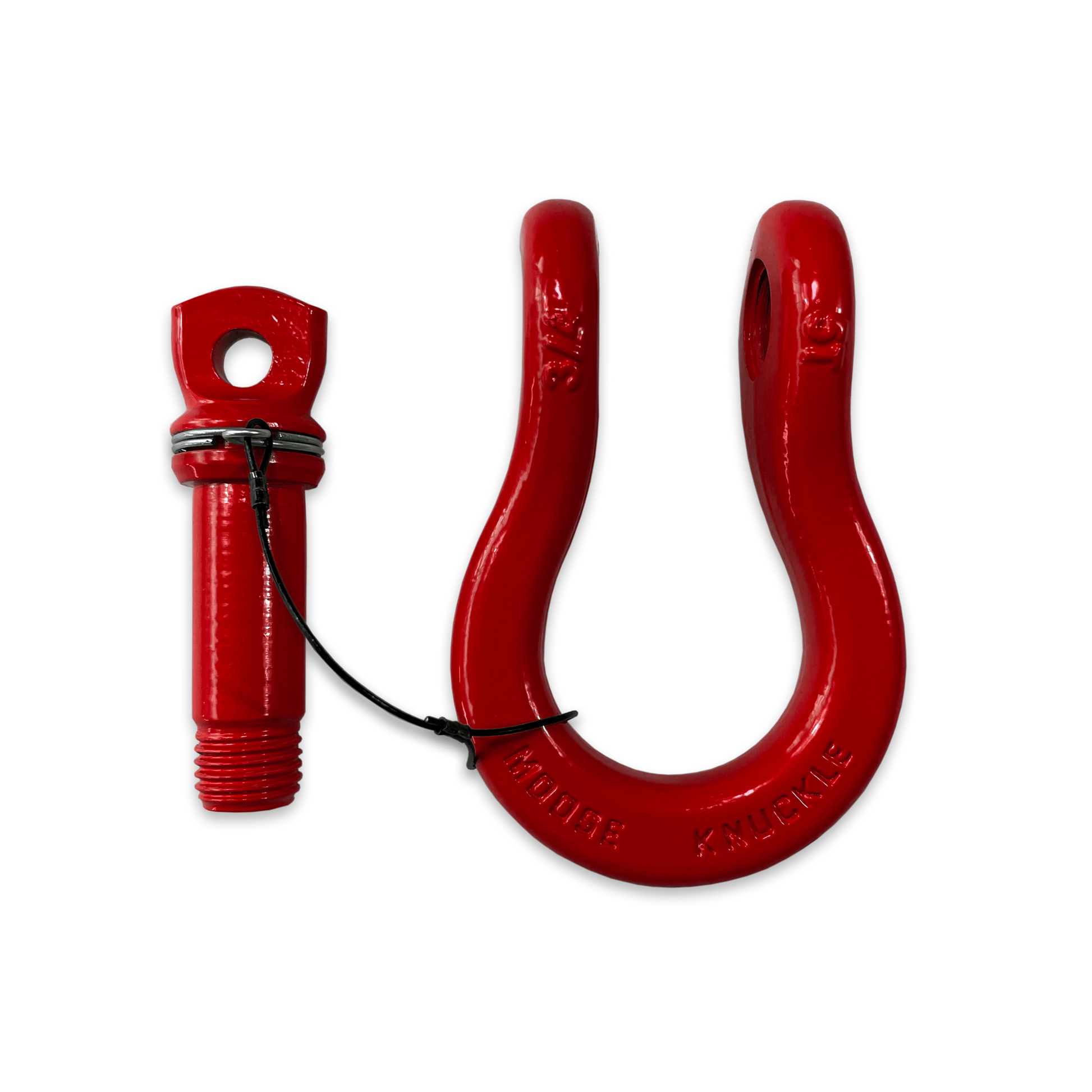 B'oh Spin Pin Shackle 3/4 (Red) Pin and Body