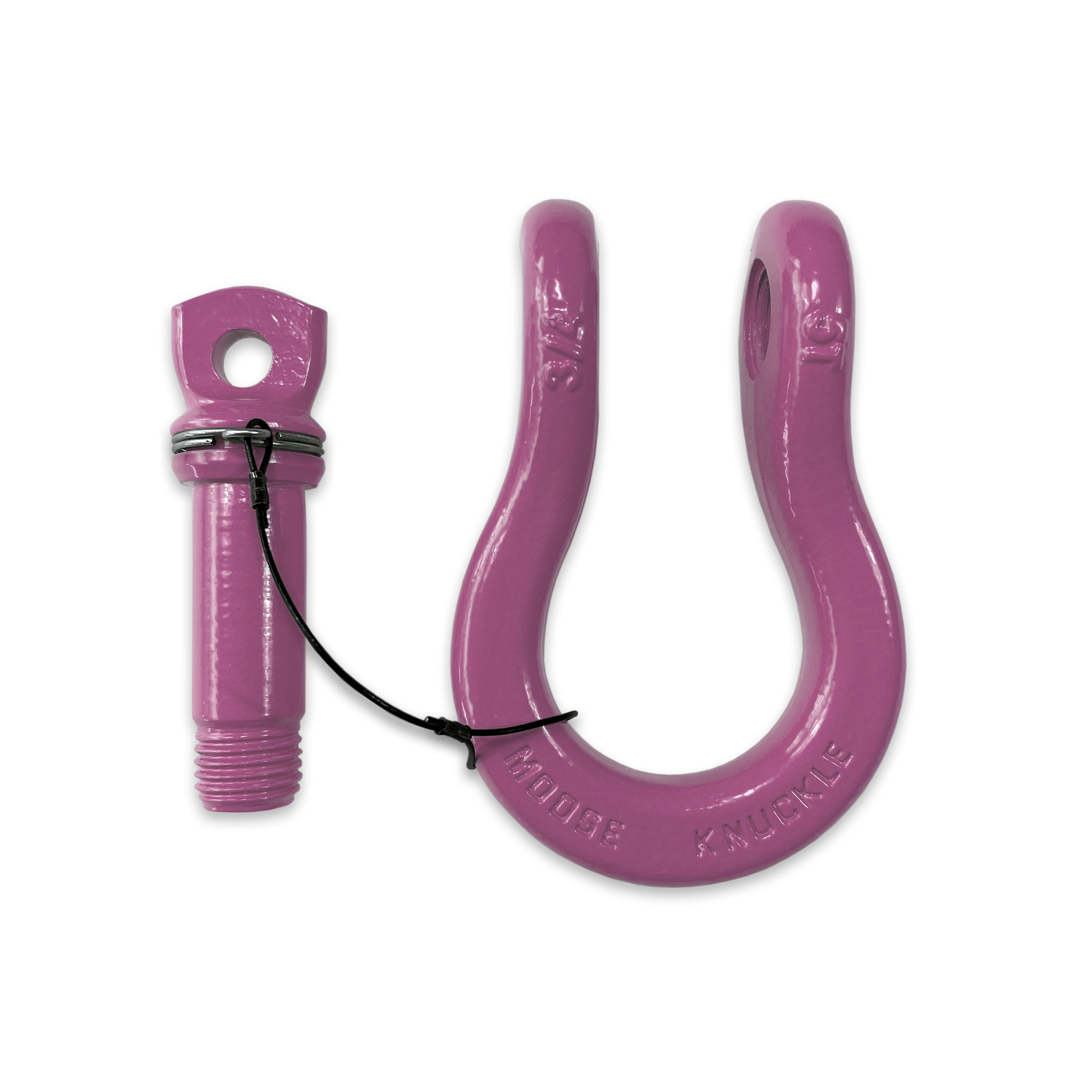 B'oh Spin Pin Shackle 3/4 (Pink) Pin and Body