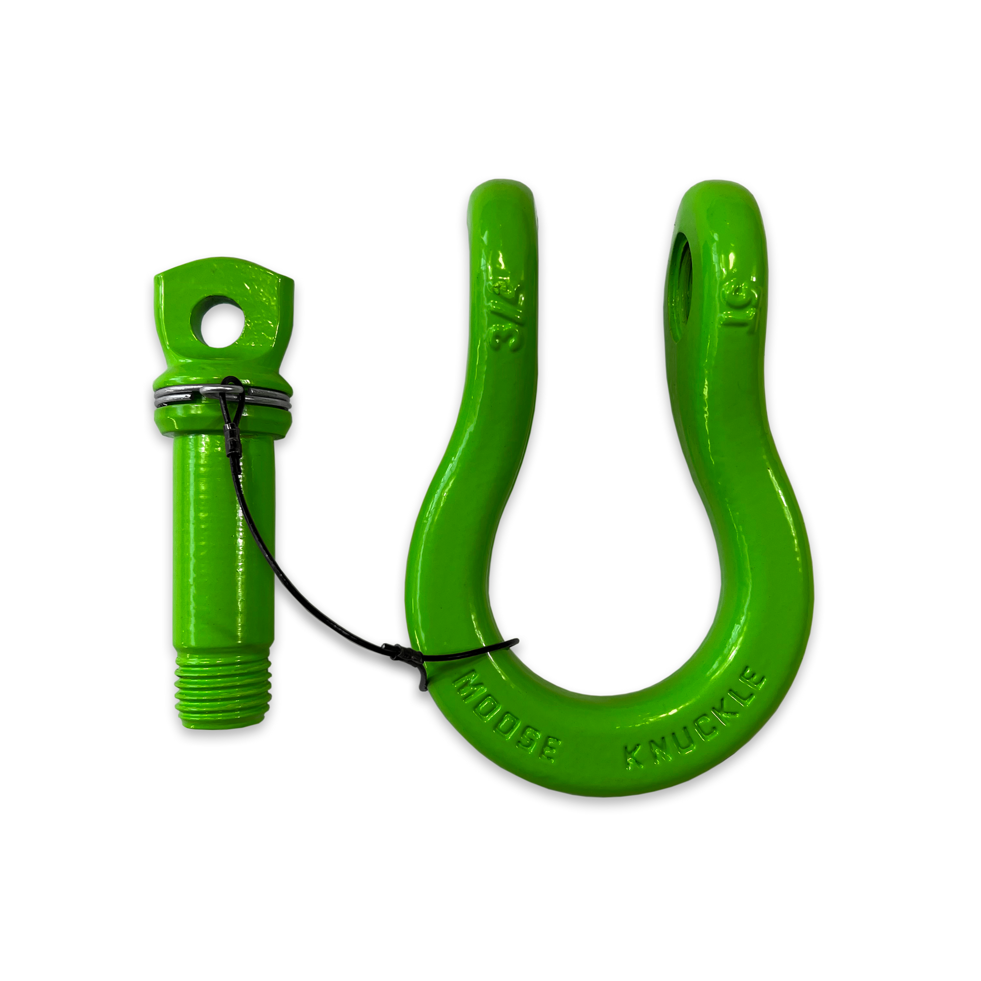 B'oh Spin Pin Shackle 3/4 (Green) Pin and Body