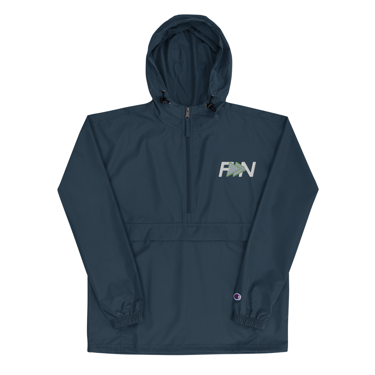 Forward Notion Yankover Pullover Packable Jacket in Navy Color