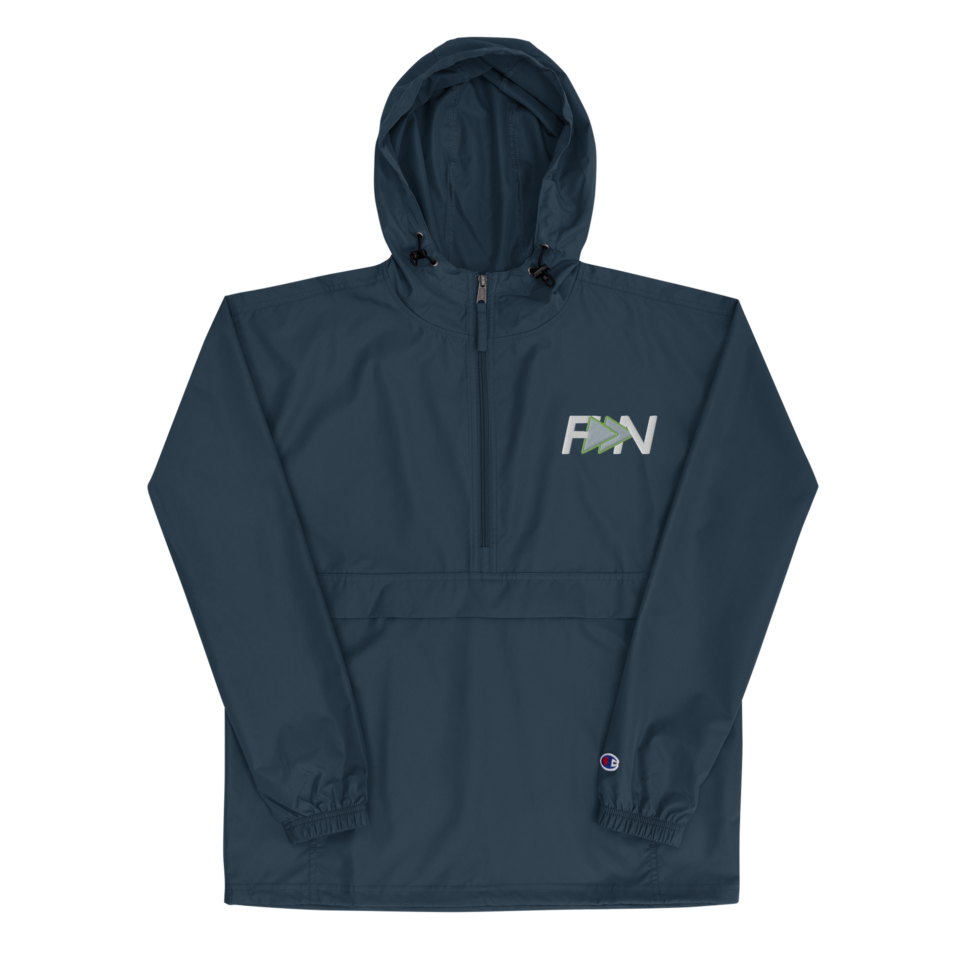 Forward Notion Yankover Pullover Packable Jacket in Navy Color