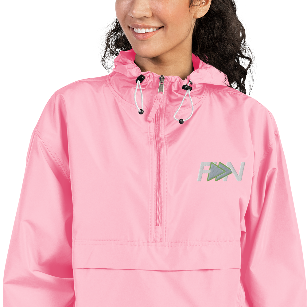 Forward Notion's Yankover Packable Jacket in Pink Candy