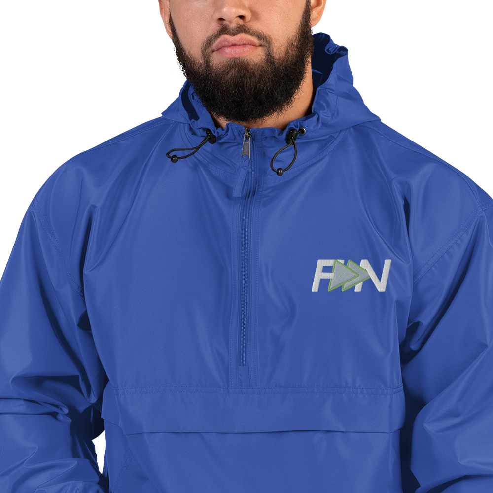 Forward Notion's Yankover Packable Jacket in Royal Blue