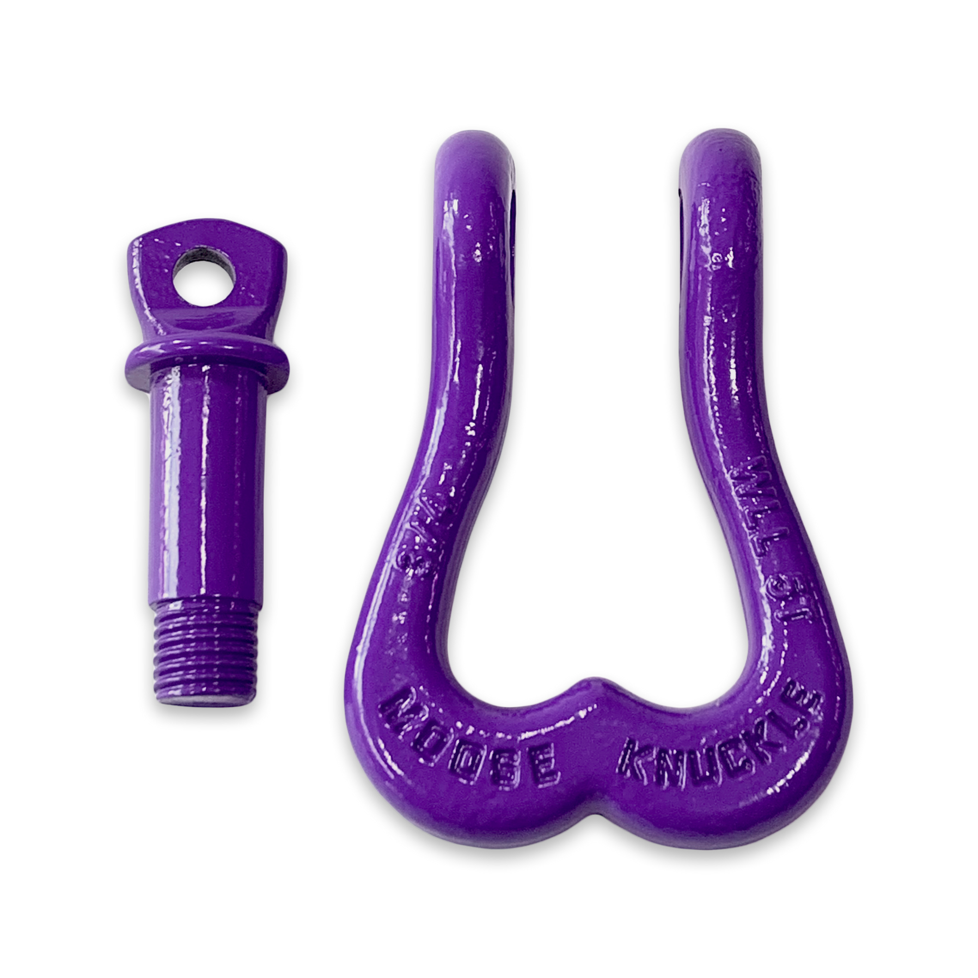 Moose Knuckle XL Grape Escape Purple Heavy Duty Extra Strong Patent Pending 3/4" Shackle for Off-Road Vehicle Recovery to Replace Bull Balls