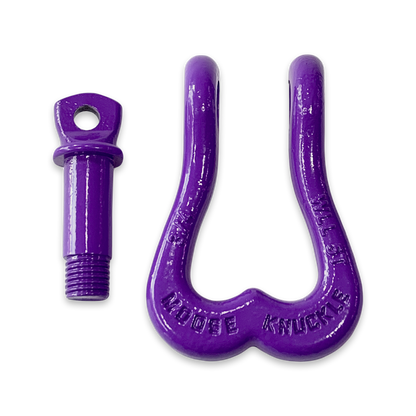 Moose Knuckle XL Grape Escape Purple Heavy Duty Extra Strong Patent Pending 3/4" Shackle for Off-Road Vehicle Recovery to Replace Bull Balls