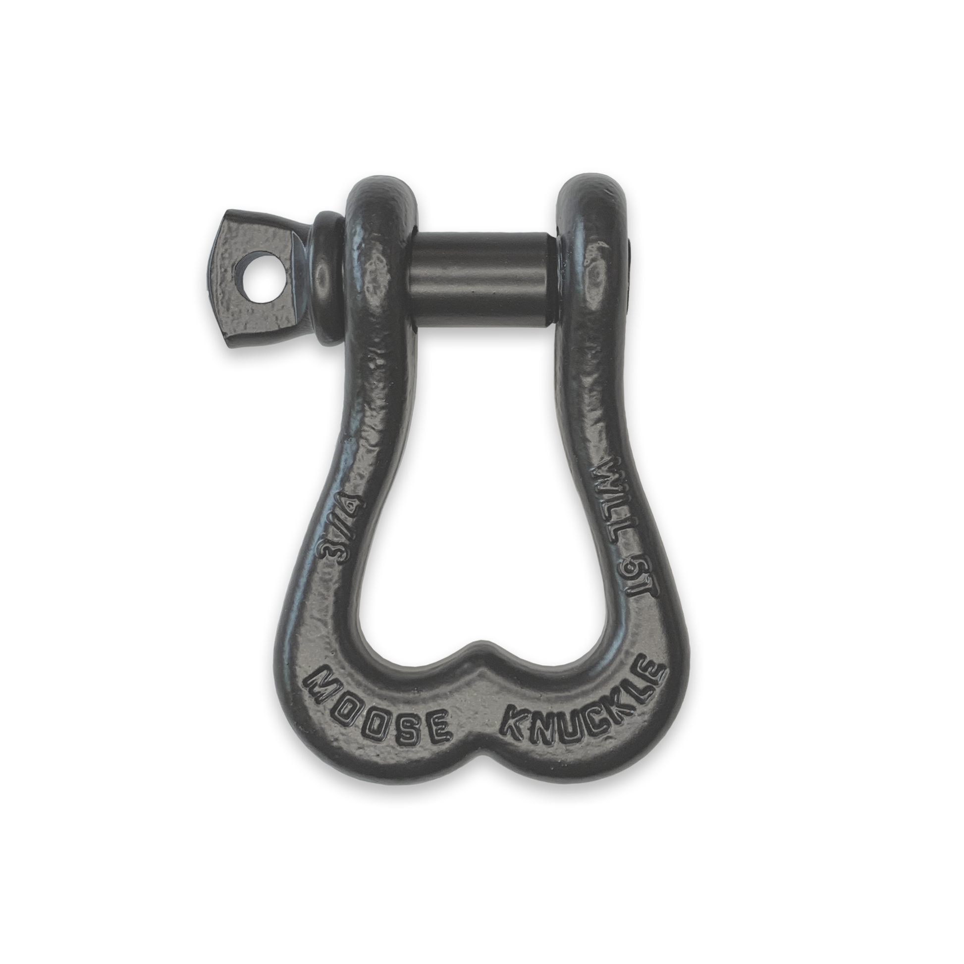 Moose Knuckle XL Gun Gray D-Ring 3/4" Shackle for Towing Off-Road Jeep, Tacoma, 4-Runner, 4x4 Truck and SxS Vehicle Recovery