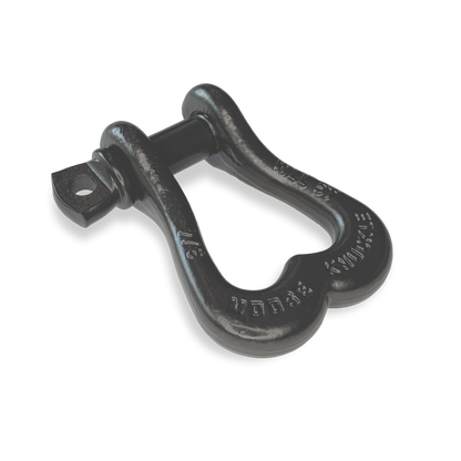 Moose Knuckle XL Gun Gray Bow D-Ring 3/4" Shackle for Off-Road Closed Loop 4x4 and SxS Vehicle Recovery