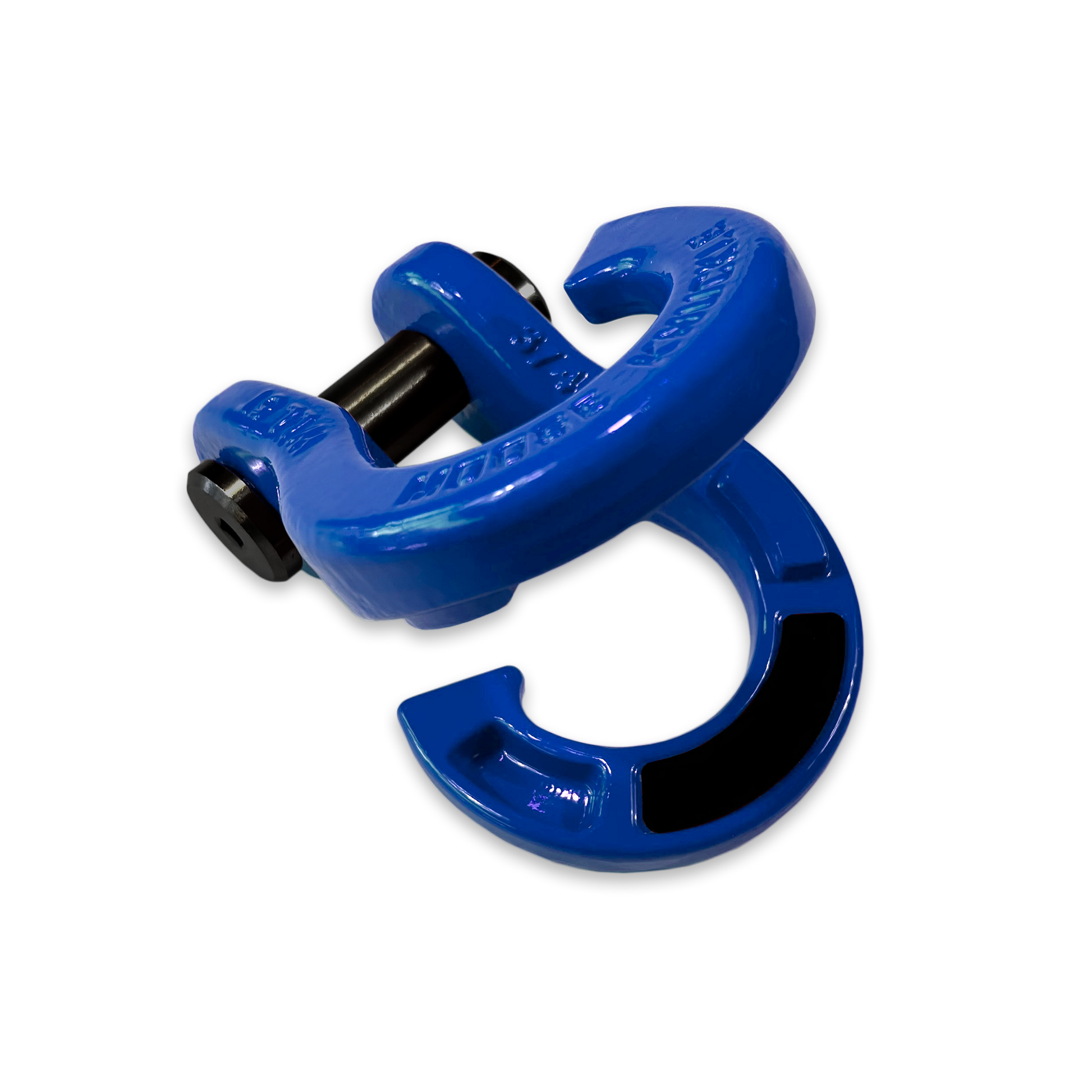 Jowl Recovery Split Shackle 3/4 in Blue Balls (Left Angle Open)