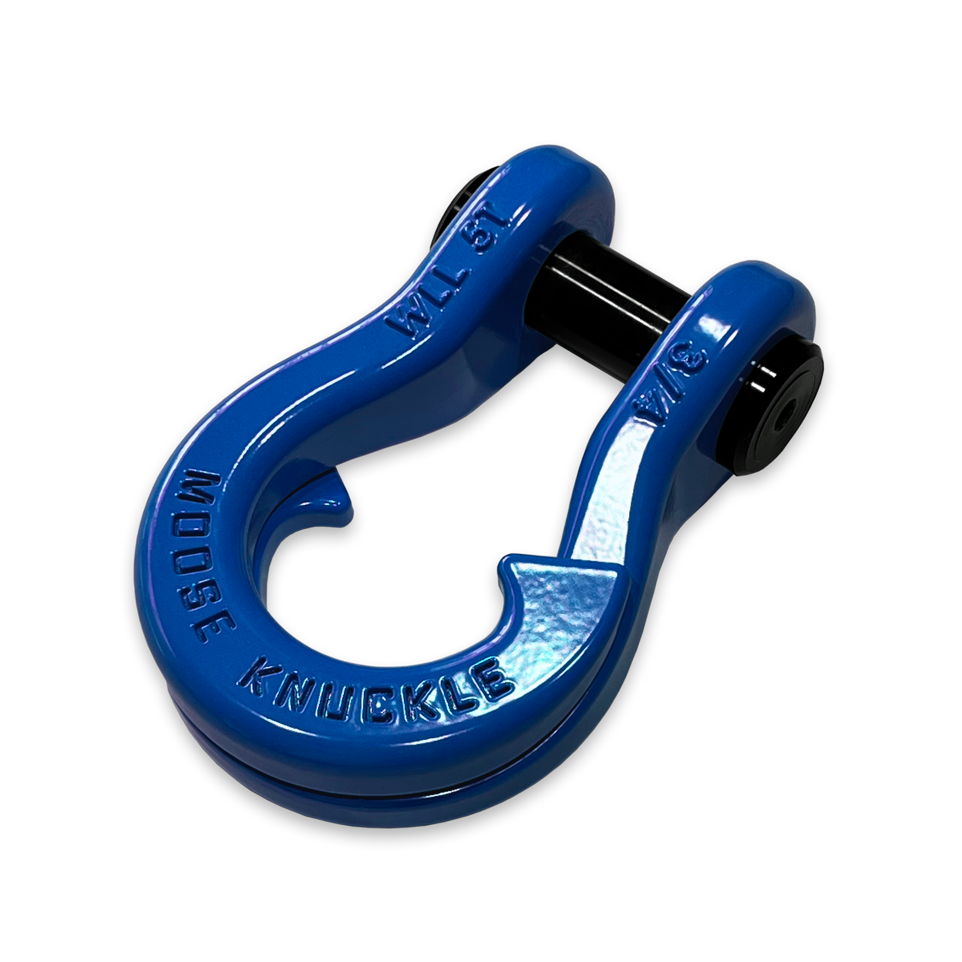 Jowl Recovery Split Shackle 3/4 in Blue Balls and (Right Angle Shot)