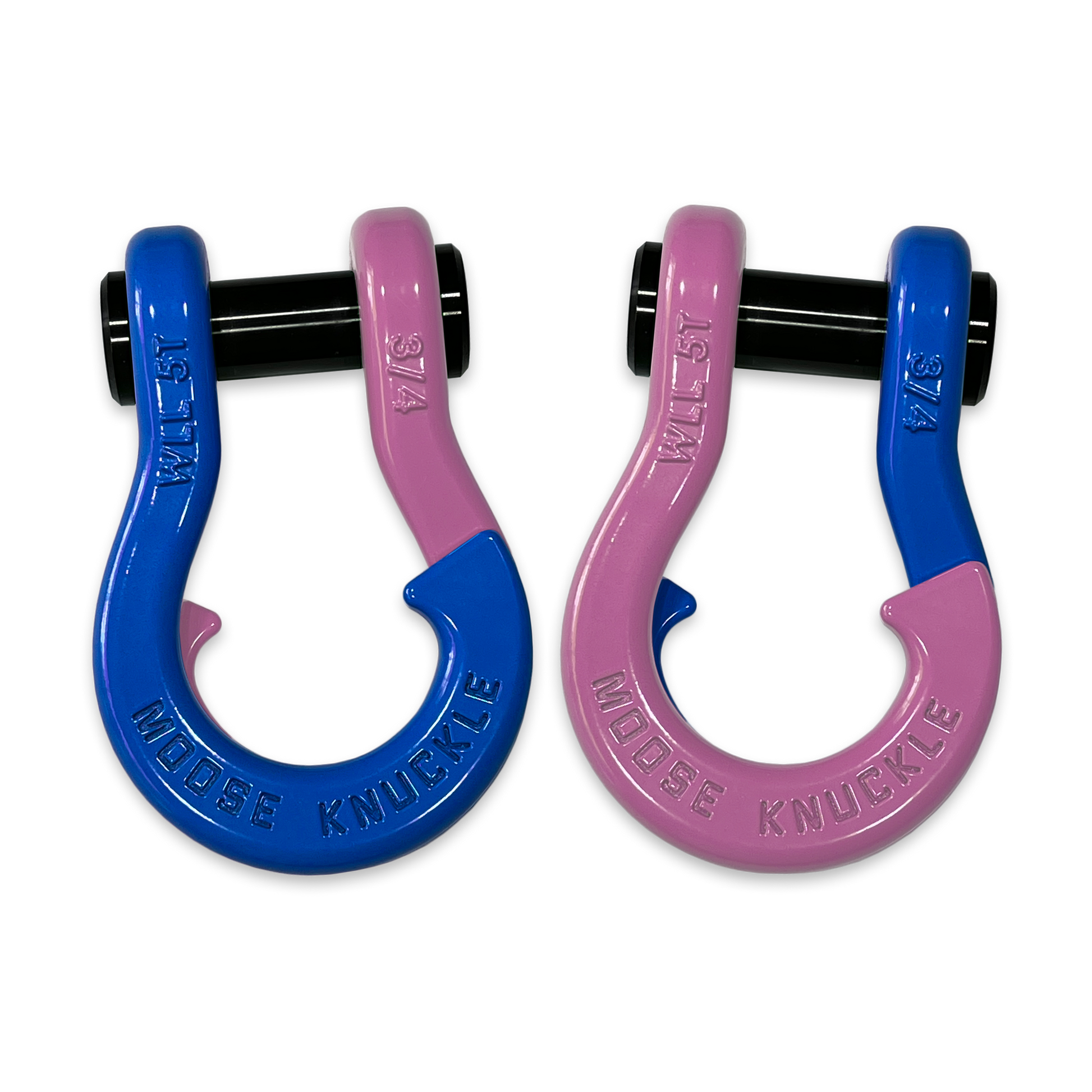 Jowl Shackle Blue Balls and Pretty Pink Combo