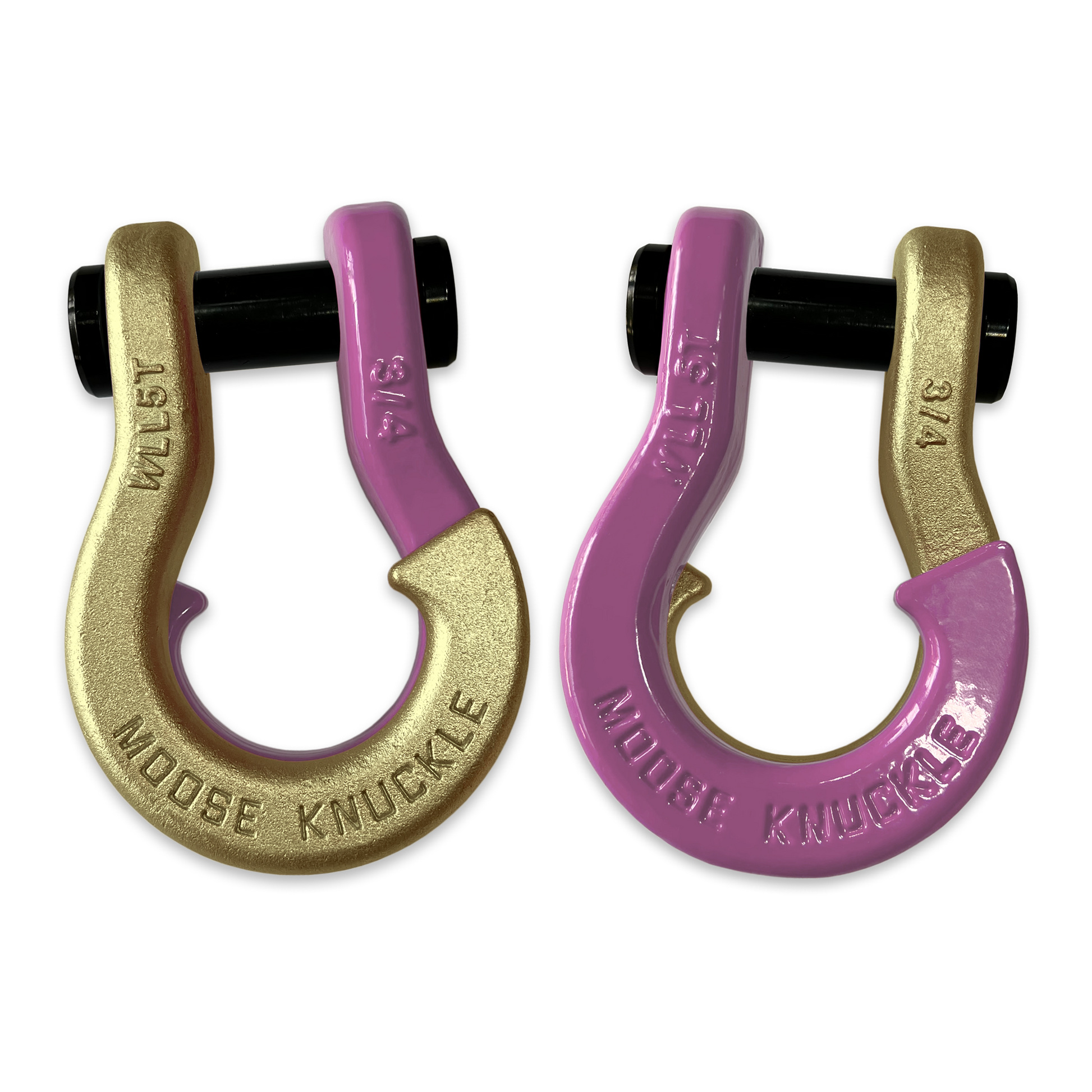 Jowl Best Recovery Shackle (Brass Knuckle and Pretty Pink Combo)