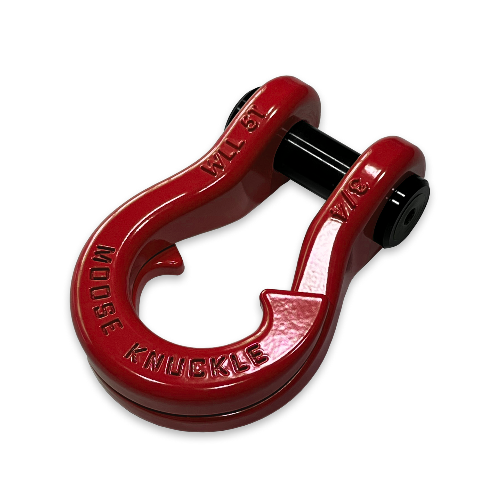 Moose Knuckle's Jowl Recovery Split Shackle 3/4 in Flame Red