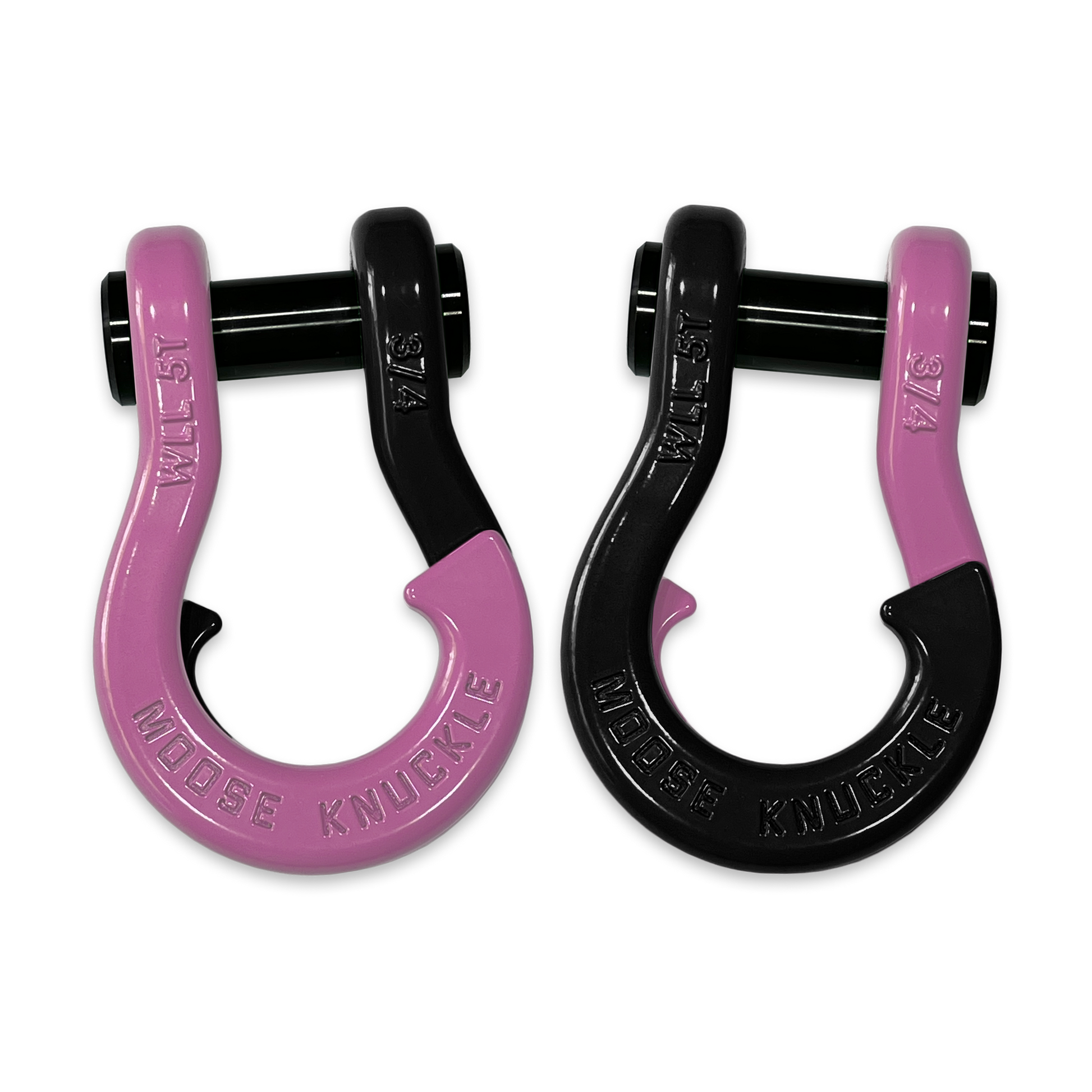 Jowl D-Ring Tow Recovery Shackle (Pretty Pink and Black Hole Combo)