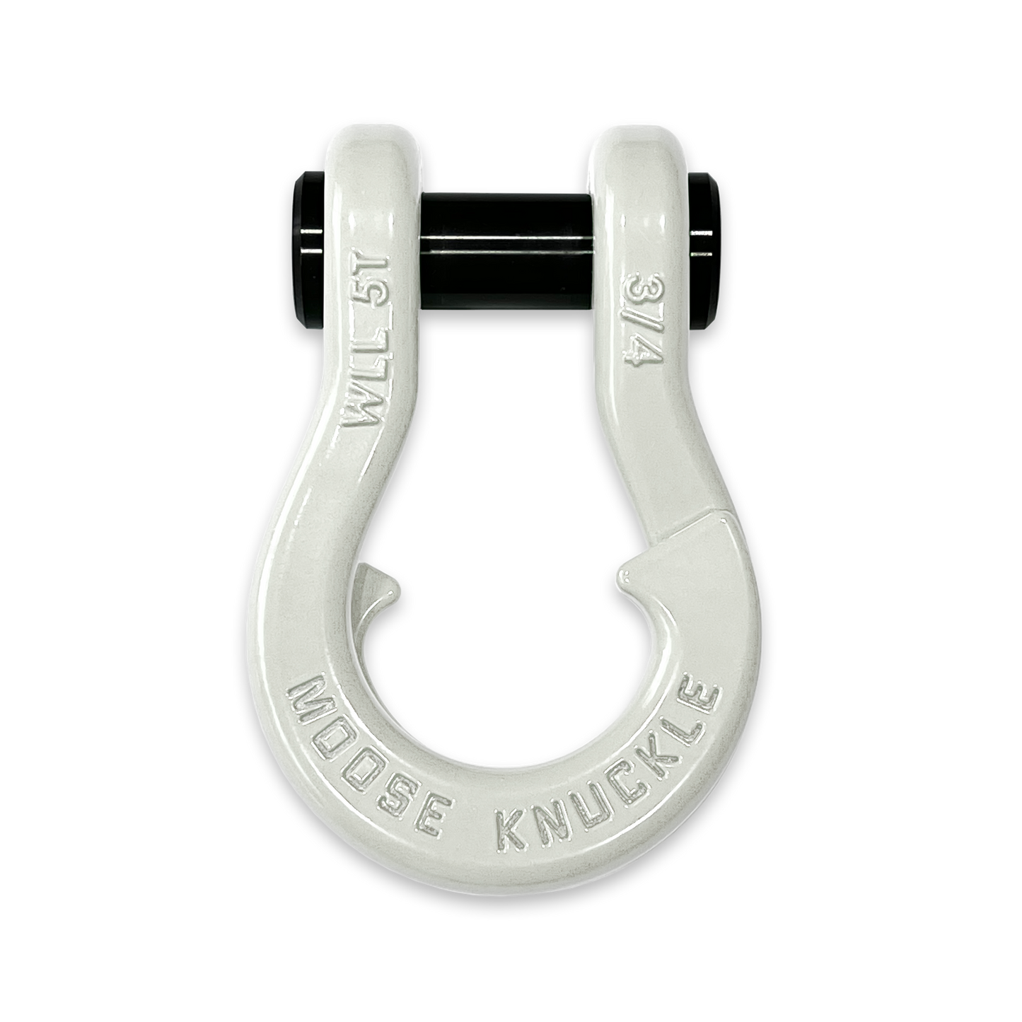 Jowl Recovery Split Shackle 3/4 (Pure White) Front