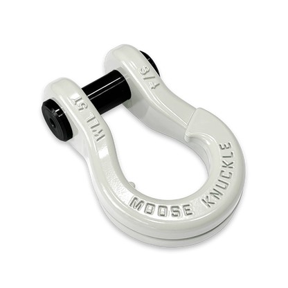 Jowl Recovery Split Shackle 3/4 (Pure White) Left
