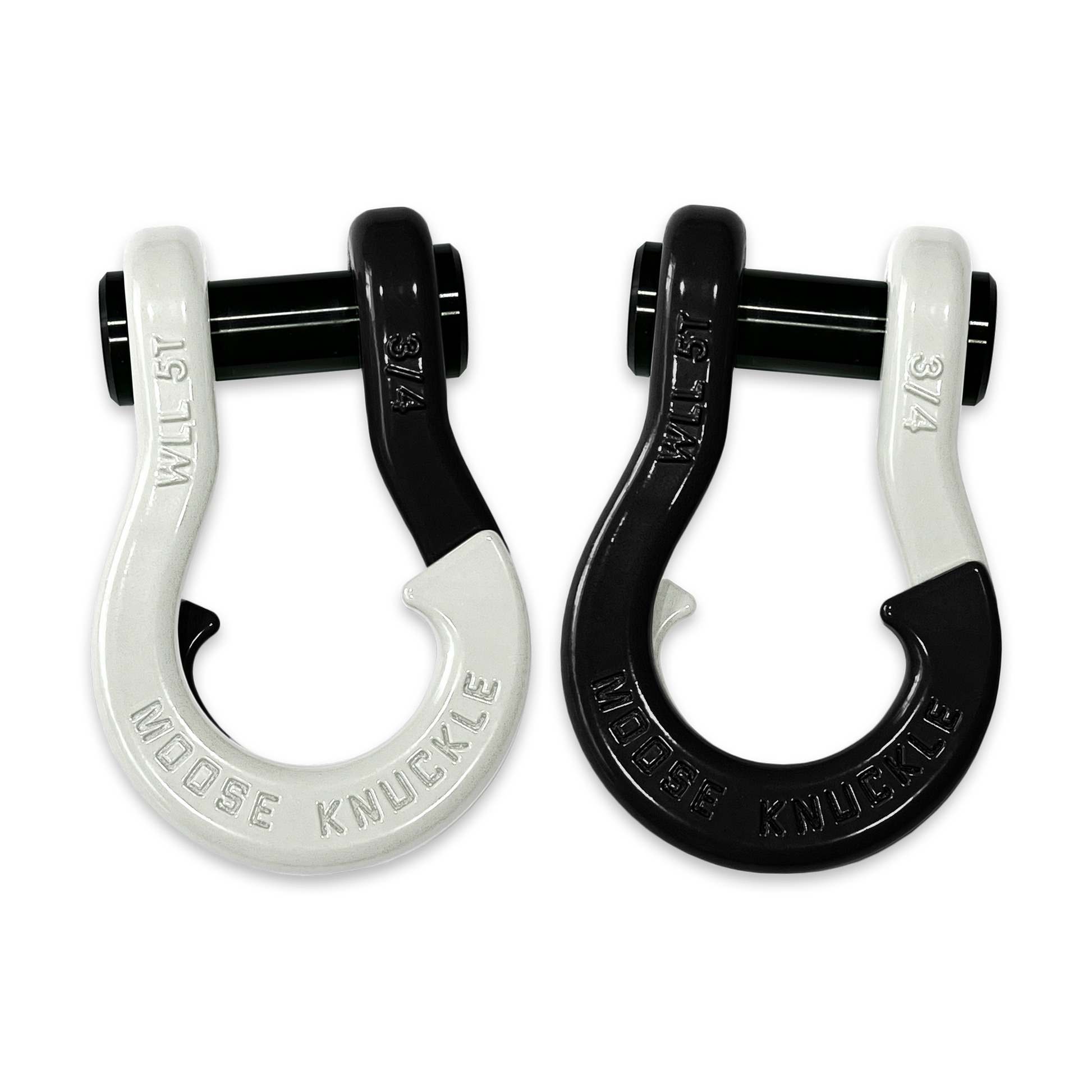 Jowl Recovery Split Shackle 3/4 (Pure White and Black Hole)