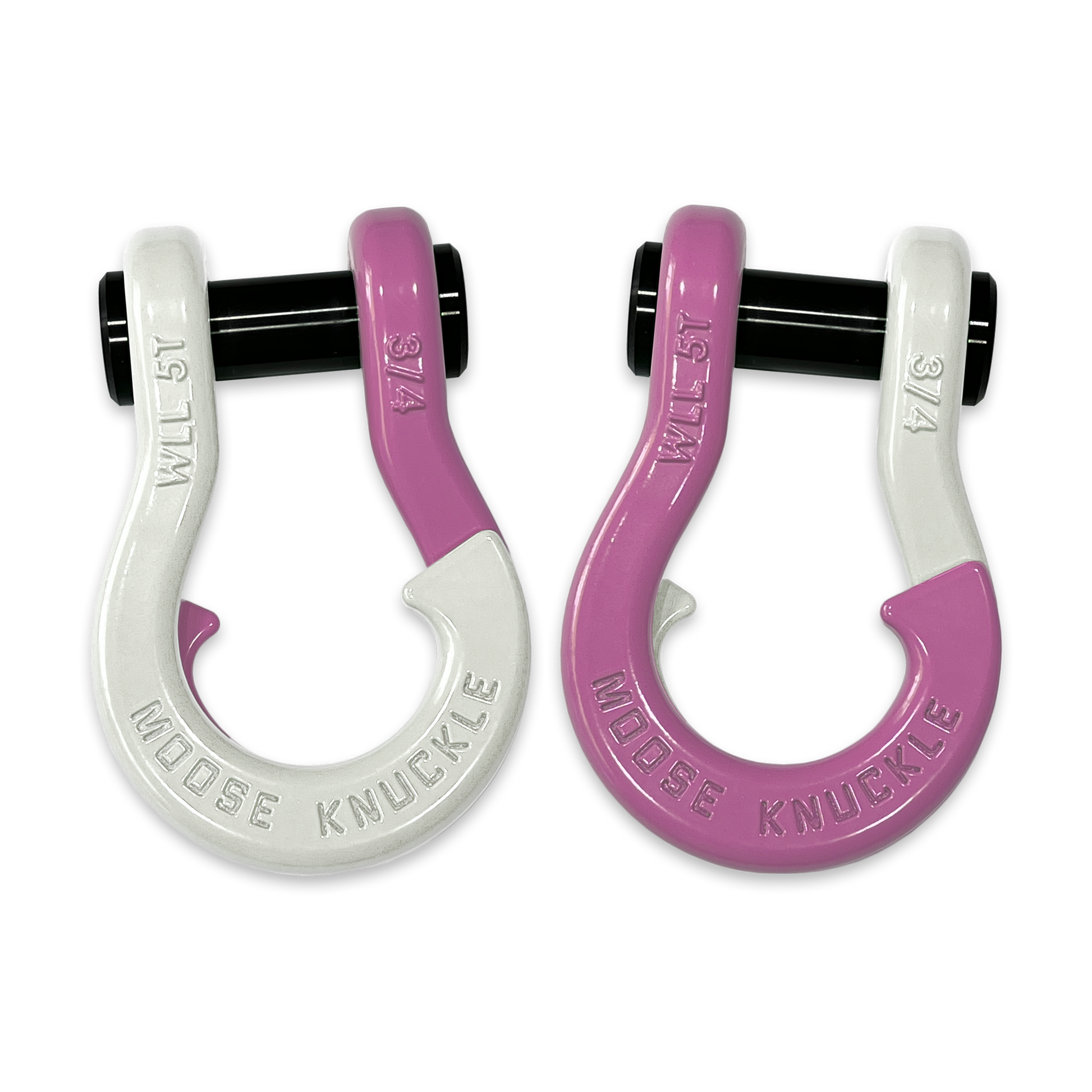 Jowl Recovery Split Shackle 3/4 (Pure White and Pretty Pink)