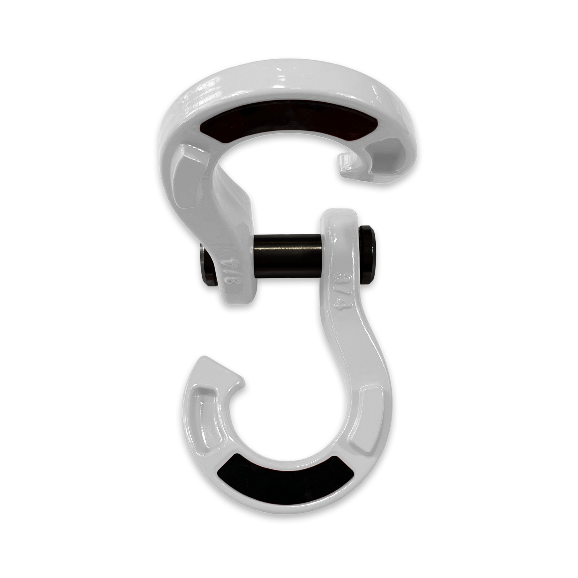 Jowl Recovery Split Shackle 3/4 (Pure White) Front Open