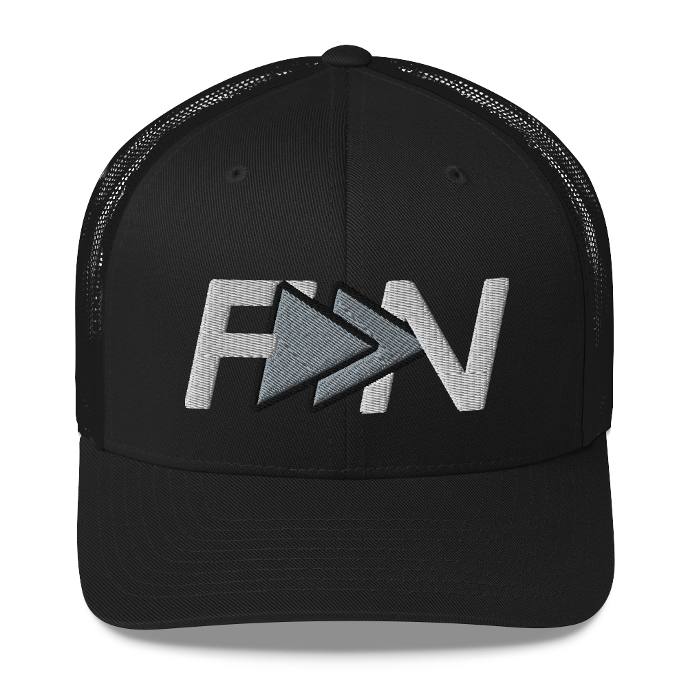Shop Forward Notion's Icon Trucker Hat in Black