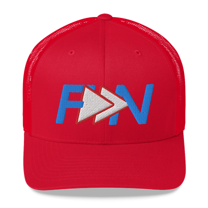 Shop Forward Notion's Icon Trucker Hat in Red