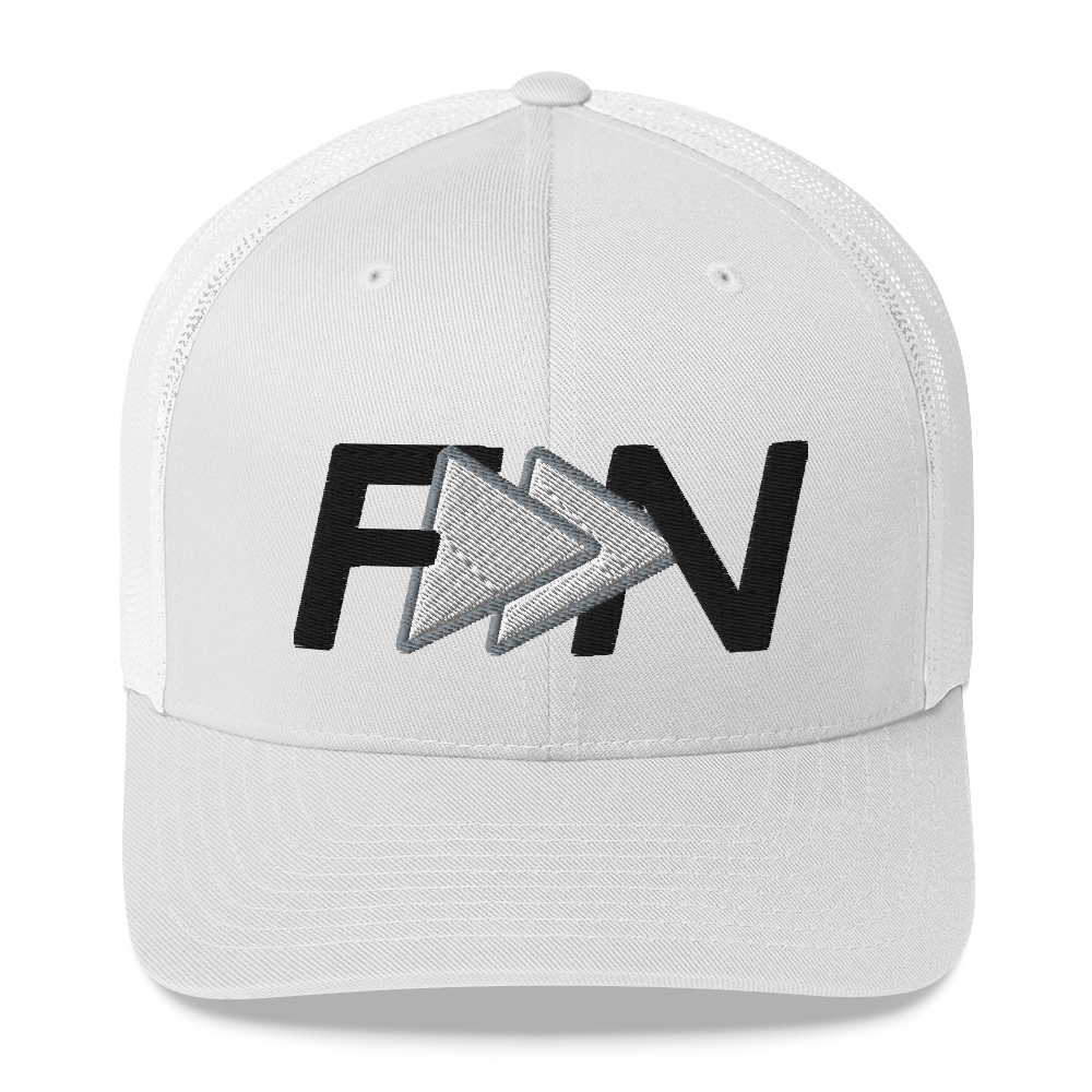 Shop Forward Notion's Icon Trucker Hat in White