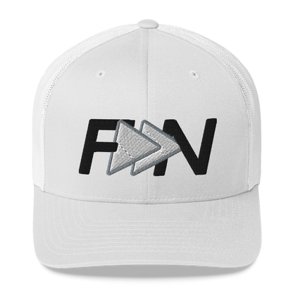 Shop Forward Notion's Icon Trucker Hat in White