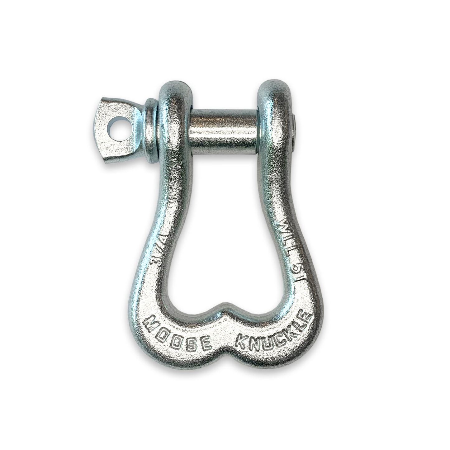 Moose Knuckle XL Nice Gal Galvanized D-Ring 3/4" Shackle for Towing Off-Road Jeep, Tacoma, 4-Runner, 4x4 Truck and SxS Vehicle Recovery
