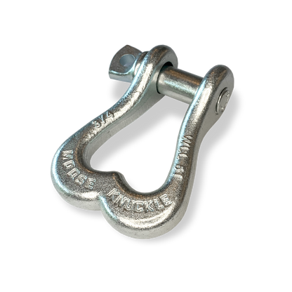 Moose Knuckle XL Nice Gal Galvanized Powder Coated Colored Shackle for Tow Straps, Off Roading and Truck Nuts Vehicle Recovery
