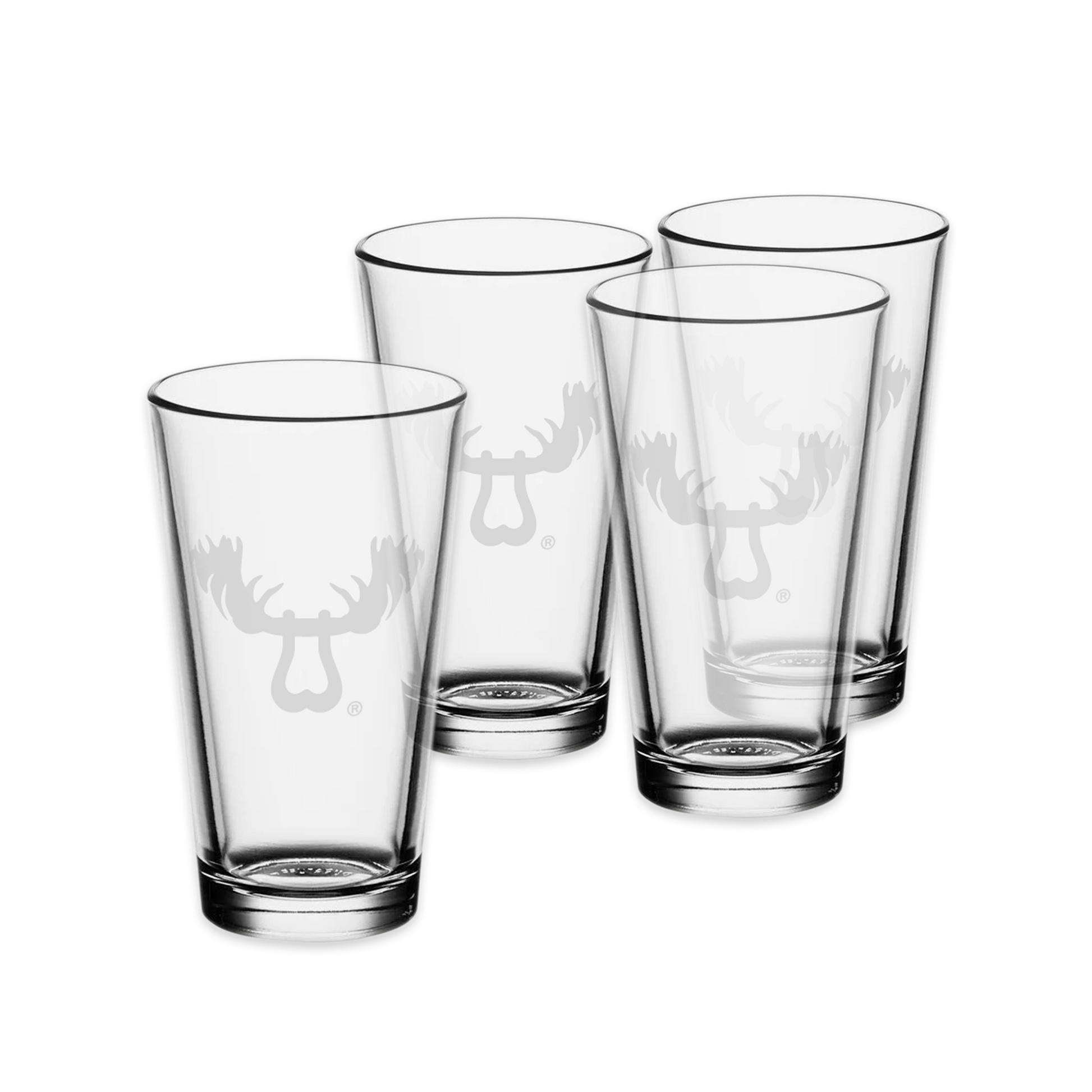 Moose Knuckle Offroad 16oz pint glass four pack offroad recovery geargear