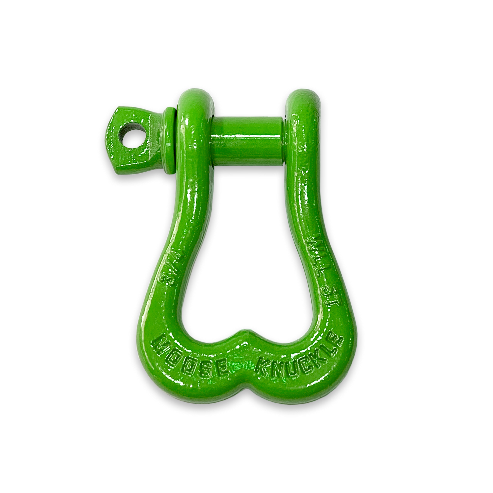 Moose Knuckle XL Sublime Green D-Ring 3/4" Shackle for Towing Off-Road Jeep, Tacoma, 4-Runner, 4x4 Truck and SxS Vehicle Recovery